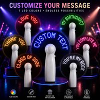 Ventaglietti LED Portatili Personalizzati con Messaggio, Souvenir per Eventi Aziendali, Matrimoni e Feste