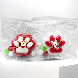 Recuerdos de Navidad, Juguete de Goma Suave con Forma de Pata de Gato, Mochi, para Niños, TPR, para Aliviar el Estrés, de 5 a 7 Años - Product Image 3