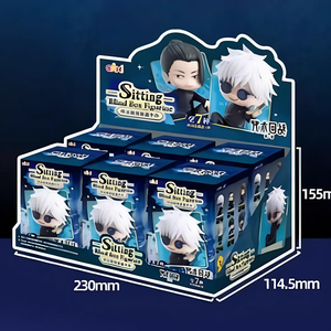 Vendita all'Ingrosso di Autentiche Figure Collezionabili EAKI <span class=keywords><strong>Jujutsu</strong></span> <span class=keywords><strong>Kaisen</strong></span> Serie Cute Sitting, Blind Box, Ornamenti da Scrivania e Giocattoli Anime - Product Image 1