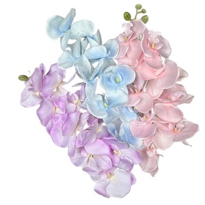 Bouquet de Phalaenopsis artificiel en latex à toucher réel, vente en gros pour la décoration de la maison, du bureau, des mariages et des festivals - Product Image 5