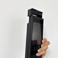 Serrure électronique intelligente avec reconnaissance d'empreintes digitales, de visage et de clé, contrôle par application Wi-Fi pour portes en acier inoxydable - Sécurité domestique