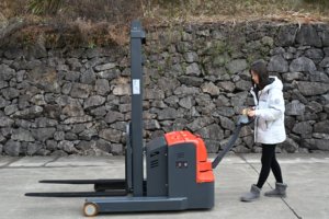 Apilador de Palets de 1000 kg, Apilador de Alcance de 1600 mm, 2500 mm, 3000 mm, Carretilla Elevadora, Elevador de Palets, Logística de Almacén - Product Image 6