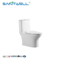 WC monobloc à chasse directe, durable, idéal pour les salles de bain modernes – Meilleures ventes