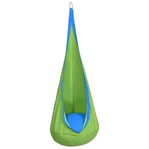 Balançoire suspendue pour enfants, intérieure/extérieure, avec coussin d'air, hamac en nylon pour enfants - Product Image 3