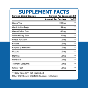 Brûleur de graisse OEM ODM pour femmes avec thé vert et Garcinia Cambogia pour soutenir le système immunitaire, favoriser la digestion et la production d'énergie - Capsules - Product Image 3