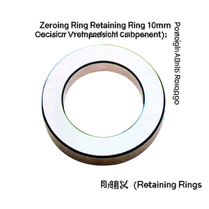 Anneau de centrage, anneau de retenue, diamètre intérieur 10 mm, composant métallique de précision - Product Image 2