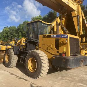 รถตักล้อยาง SEM รุ่น SEM655D 5 ตัน เครื่องยนต์ Weichai สำหรับงานหนัก รถตัก SEM 655D มือสอง สำหรับงานเหมืองและงานก่อสร้างถนน - Product Image 1