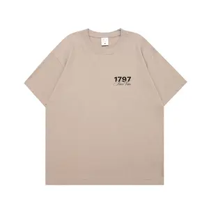 Trendy Brand Kurzarm T-Shirt Herren Pure Cotton Heavy Duty T-Shirt Lose und vielseitige American Casual Top