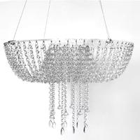 Nouveau support à gâteau en acrylique cristal plaqué or de luxe pour la décoration de mariage Table à gâteau en métal suspendue