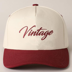 Vente en gros Casquette de camionneur en sergé de coton à 5 panneaux structurés bicolores de haute qualité Casquette de sport pour hommes et femmes avec protection solaire à bord incurvé - Product Image 5