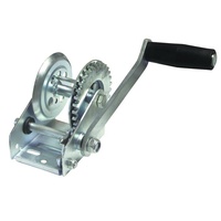 Treuil de remorque pour bateau Foyo en acier inoxydable 316 de qualité marine, robuste, zingué - Engrenages solides