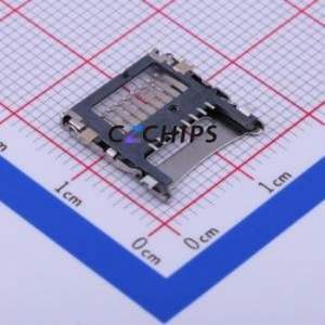 HYC40-TF08-150 SD Card / Memory Card Connector SMD Connector Flip Cover Type MicroSD Card (TF Card) Card Holder Without - Product Image 2