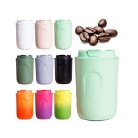 MIPPE Mini Classic en acier inoxydable 300 ml – Tasse de sport isotherme portable et écologique avec couvercle – Garde au chaud 12-24 heures – Offre promotionnelle
