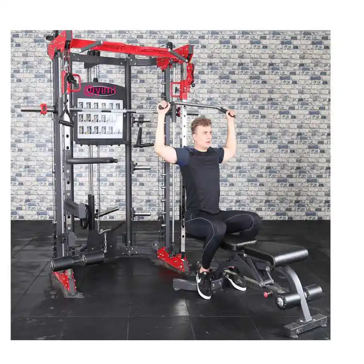 Functional Trainer สายครอสโอเวอร์ Multi Station Home Gym อุปกรณ์สำหรับ Club