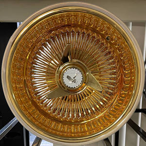 Nouvelle jante de luxe en acier 13x7 à rayons profonds Zenith avec PCD 5x114.3, finition <span class=keywords><strong>chrome</strong></span> hyper noir, ajustement universel - Product Image 6