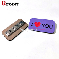 Badge nominatif vierge en MDF pour sublimation DIY, plaque nominative en bois