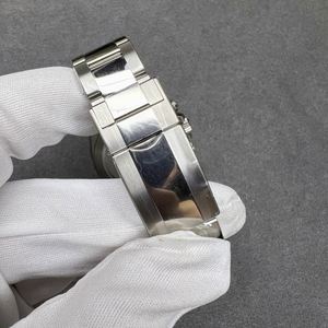 Montre mécanique de luxe haut de gamme OEM personnalisée avec cristal saphir bleu, 40 mm, alarme de plongée, mode, aiguilles, bracelet en acier inoxydable - Product Image 4