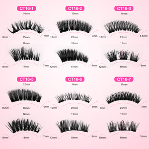 Cils magnétiques Quantum sans colle ni liner avec applicateur, nouveau stock, kit de cils magnétiques réutilisables pour voyage - Product Image 2