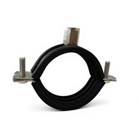 Colliers de serrage réglables de haute qualité pour tuyaux de suspension et colliers de serrage en acier avec caoutchouc EPDM pour mesures en pouces