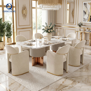 <span class=keywords><strong>Fauteuil</strong></span> de salle à manger de luxe haut de gamme en tissu, design nordique, style villa italienne, pour projets hôteliers, vente en gros, personnalisable, OEM - Product Image 4