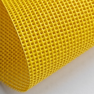 2mm Petit Trou 420GSM Couleur Ignifuge PVC Enduit Polyester Maille Rouleau Tissu Haute Résistance À La Déchirure <span class=keywords><strong>pour</strong></span> Protection ou Clôture - Product Image 2