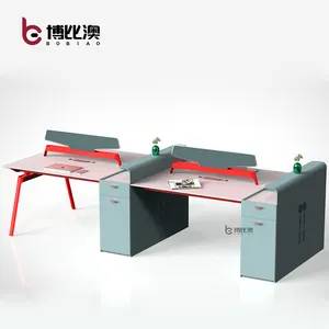 BOGAO 4 6 posti 8 persone box allungabile mobili moderni divisori pannelli divisori scrivania Workstation divisori per ufficio - Product Image 1