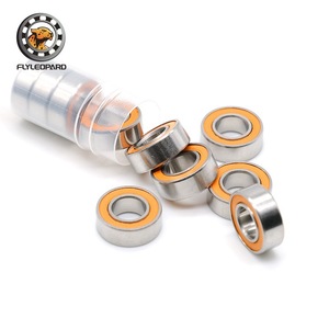 ตลับลูกปืนเม็ดกลมร่องลึก Flyleopard 695 2RS ขนาด 5x13x4 มม. ผลิตจากเหล็กโครเมียม มาตรฐานเมตริก P0 แบบซีล สำหรับมอเตอร์ความเร็วสูง - Product Image 5