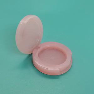 Boîtier de poudre compacte pressée, Poudre illuminatrice, Contenant de blush végétalien, Emballage de blush recyclable en PET - Product Image 1