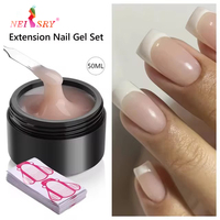 Neissry Colour Low Heat Cosmetic Jar Miss Pink Flower No Burn Base Iso 3in1 Milky White Builder Gel Prix Usine