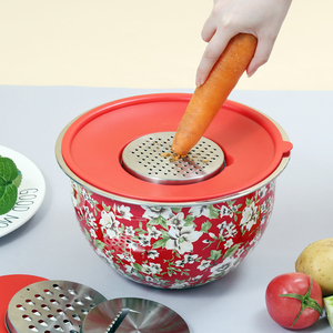 Giá cả phải chăng đa chức năng Bát salad thuận tiện đồ dùng nhà bếp với xách tay vắt thay thế - Product Image 4