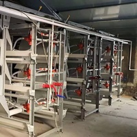 Conception professionnelle de fabricant chinois 3 niveaux H Type grand poulet de chair viande poulet machines d'élevage élevage batterie Cage à vendre
