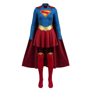 Disfraz de Supermujer para Halloween, Traje de Cosplay para Niñas, Conjunto de Disfraz de Kara Superman, Material Sintético con Relieve, Marca GNGW - Product Image 5