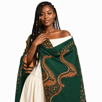 Lot en stock, Meilleures ventes : Tissu en coton de qualité A, coton ciré, polyester ciré, Nouvelle arrivée, Imprimé africain original de qualité supérieure, 6 Yards, pour femme