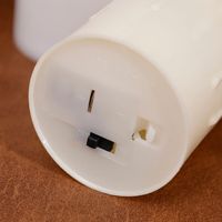 Bougies chauffe-plat LED sans flamme, électriques, scintillantes, à piles, pour décorations de Noël, mariages, fêtes et événements