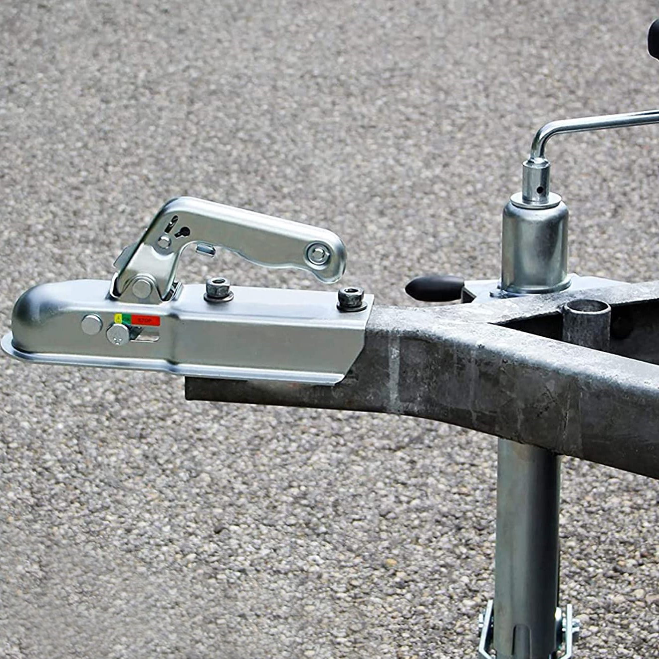 thumbnail image 2 of Buy YEOPGYEON Straight Tongue Trailer Coupler 2 Ball 2 Channel Width 3500 Lbstrailer Tongue Coupler 2 of 9