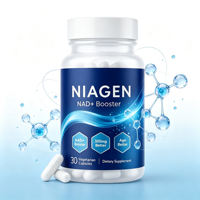 Capsules végétales à marque privée OEM NIAGEN NAD+ Booster 300mg pour l'énergie cellulaire et le soutien à l'âge sain
