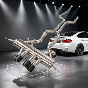 Car Performance Exhaust Pipes Muffler for BMW M3 M4 G80 G82 S58 <strong>3</strong>.0T Gatling Version <strong>Diffuser</strong> SUS304 Valvetronic Exhaust Catback - Product Image 3