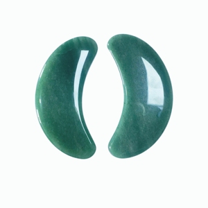 เครื่องมือการนวดจากหินธรรมชาติ 100% หยกเขียวอะเวนเจอรีน กัวซาสำหรับใบหน้า - Product Image 5
