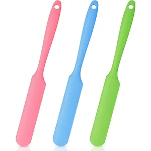 Grattoir en silicone Type de spatule pour beurre corporel Lame de grattoir à démoulage facile Spatule à beurre en silicone