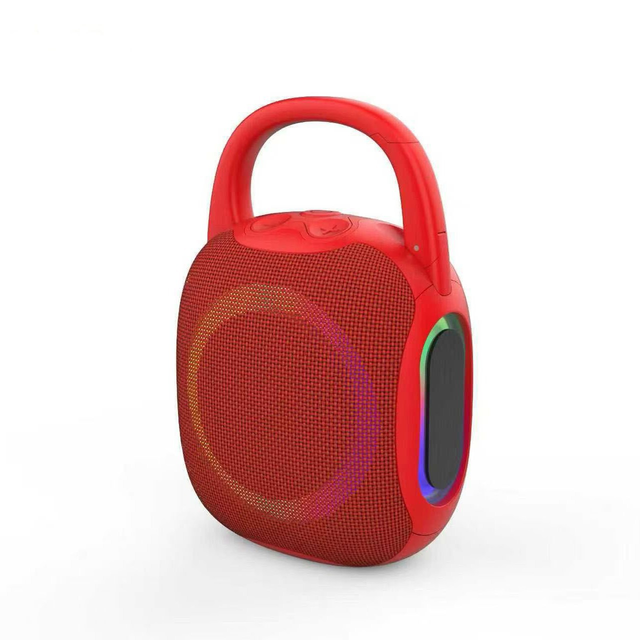 IPX4 Portable Fabric RGB Lighting BT Speaker 800mAh Rechargeable Support TF FM Outdoor Waterproof Wireless Bluetooth Speaker
