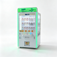 Machine à grue de jeu à monnayeur avec éclairage RVB et verre transparent, machine de distribution de prix pour salle d'arcade