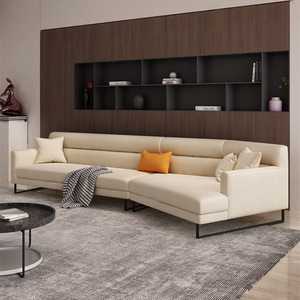 Sofá Seccional <span class=keywords><strong>de</strong></span> Tela en Oferta, Diseño Modular, Estructura Metálica, Asientos Cómodos para Sala <span class=keywords><strong>de</strong></span> Estar - Product Image 1