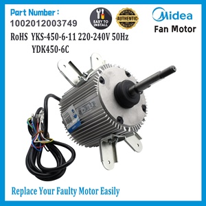 Motor de Ventilador Exterior Midea VRF YKS-450-6-11 YDK450-6C 450W, Motor de Ventilador de Condensador para Aire Acondicionado, Repuesto para HVAC - Product Image 2