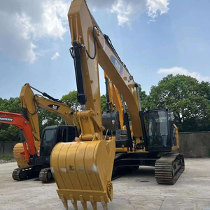 Machinerie de construction d'occasion, pelle hydraulique CAT 329E, machine à chenilles jaune, équipement lourd cat320E 325E 329El - Product Image 5