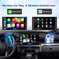 Autoradio Android 14,6 pouces avec CarPlay sans fil pour Toyota Tacoma/X-Runner/4 Runner 2024- Lecteur multimédia Écran tactile IPS
