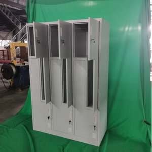 Armoire en métal Luoyang avec porte 6 8 9 et long <span class=keywords><strong>banc</strong></span> et armoire à <span class=keywords><strong>chaussures</strong></span> en acier avec siège - Product Image 3