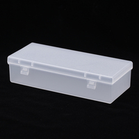Boîtes en plastique transparent personnalisées Cheng Chen, petits contenants à charnière 160x66x39mm, emballage PP recyclable pour bougies, autocollants, artisanat