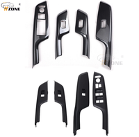 Honda voiture avant gauche côté conducteur interrupteur de fenêtre et interrupteur de porte panneau couverture lunette couleur arrière pour Honda Civic 2012-2015 accessoires