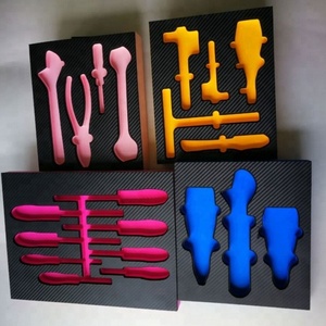 Insert en mousse EVA découpé sur mesure pour boîte à outils en fibre de carbone, usiné CNC, résistant aux chocs, inodore et anti-poussière - Product Image 3