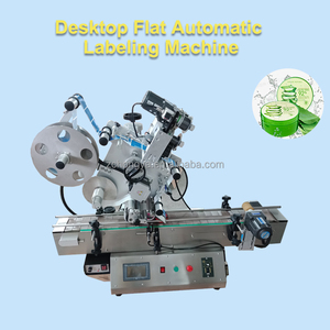 เครื่องติดฉลากกึ่งอัตโนมัติสำหรับสติกเกอร์ขวดแบนแบบแมนนวลคุณลักษณะหลักที่ห่อหุ้ม - Product Image 2